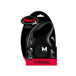 Flexi Classic M Cordon Negro 5m