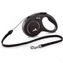 Flexi Classic M Cordon Negro 5m