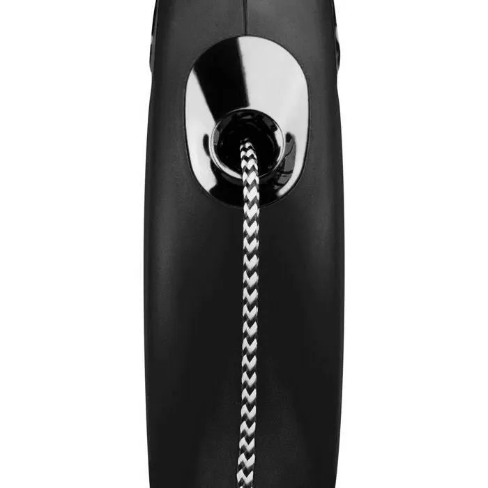 Flexi Classic M Cordon Negro 5m