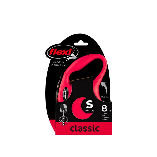 Flexi Classic Cord S Rojo 8m