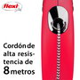 Flexi Classic Cord Rojo 8m Talla S