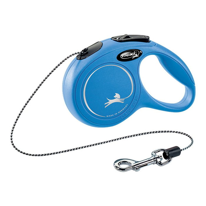 Flexi Classic Correa Extensible para Gatos, 3m, Azul