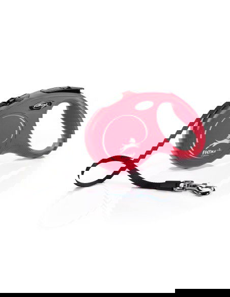 Flexi Classic Correa extensible para perros Rojo 5 m 25 kg Hecho en Alemania