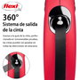 Flexi Classic M Cinta Rojo 5m hasta 25kg