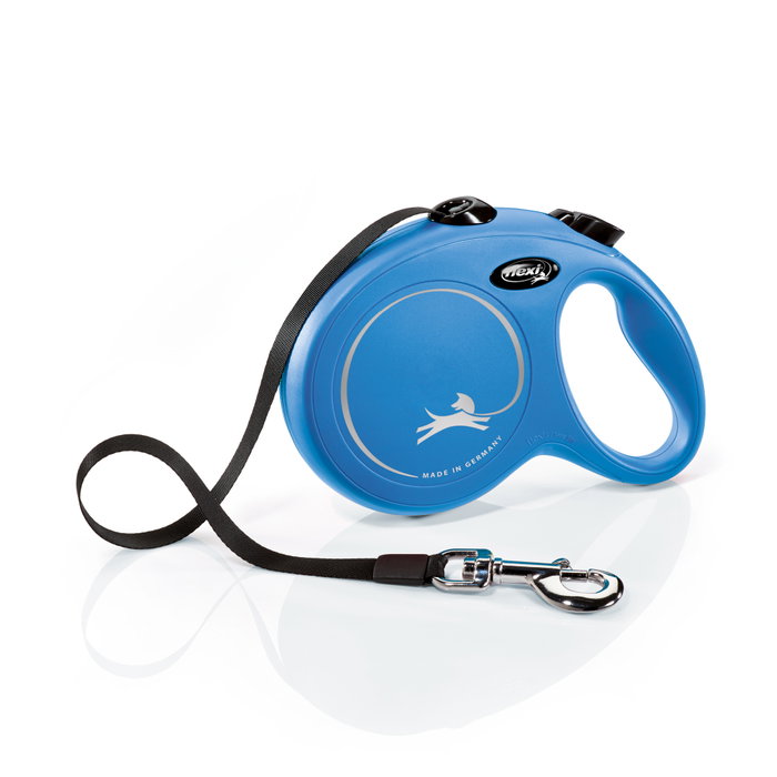 Flexi Classic Correa Extensible de Cinta 5m Azul Talla L hasta 50kg Flexi Classic Correa Extensible de Cinta 5m Azul Talla L hasta 50kg