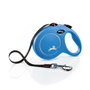 Flexi Classic Correa Extensible de Cinta 5m Azul Talla L hasta 50kg