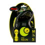 Flexi New Neon Amarillo con Cinta de 5m Talla S hasta 15kg