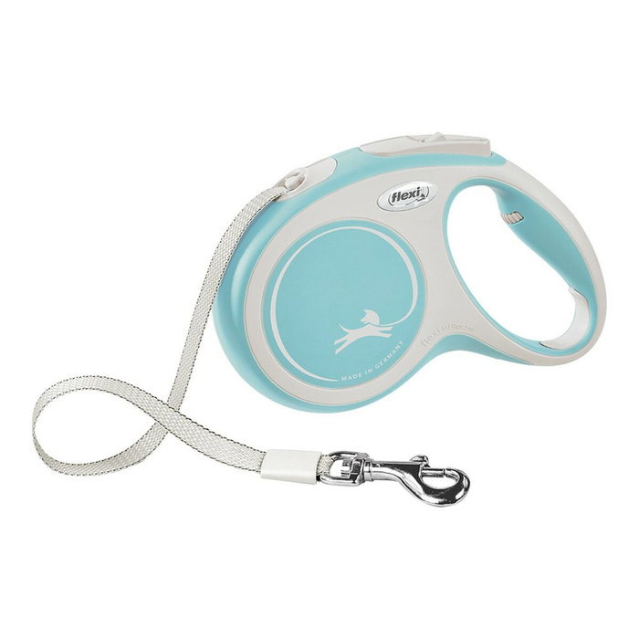 Flexi Flexi Comfort Correa extensible de cinta de 3m, Azul claro, XS