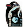 Flexi Flexi Comfort Correa extensible de cinta de 3m, Azul claro, XS