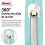 Flexi Flexi Comfort Correa extensible de cinta de 3m, Azul claro, XS