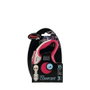 Flexi New Comfort Correa Extensible con Cinta de 3m, Talla XS, Rojo