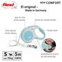 Flexi Flexi Comfort Correa extensible de cinta 5m, hasta 15kg, azul claro