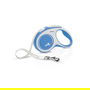 Flexi New Comfort Cinta Paseo Perro 5 M S 15 kg Azul - Correa 2 Colores, Control Frenos, Accesorios LED y Multi Box