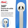 Flexi New Comfort Correa Extensible de Cinta, 5m, Azul, Talla M