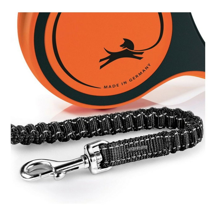 Flexi Xtreme Correa Extensible Naranja Talla S con Cinta de 5m Flexi Xtreme Correa Extensible Naranja Talla S con Cinta de 5m