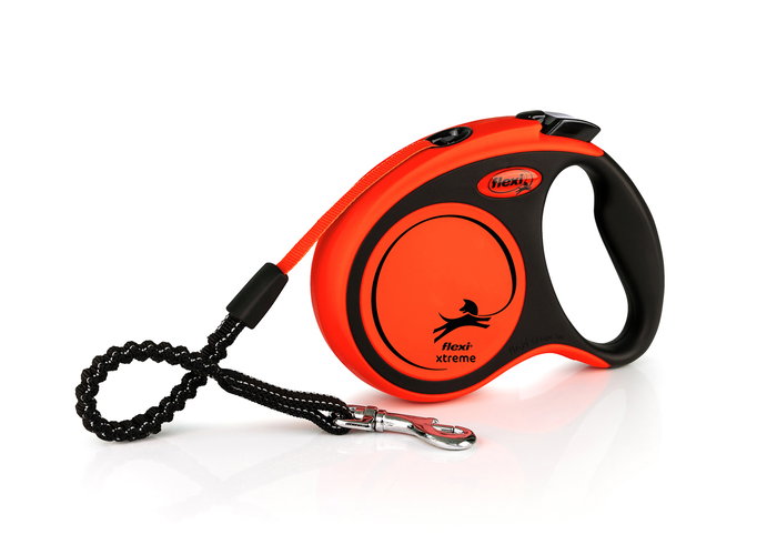 Flexi Xtreme Correa Extensible Naranja Talla S con Cinta de 5m Flexi Xtreme Correa Extensible Naranja Talla S con Cinta de 5m