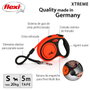 Flexi Xtreme Naranja con Cinta de 5m Talla S
