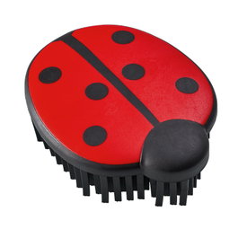 Hunter Display Cepillo Ladybug 15 Unidades Cerdas de Goma Flexibles para Mascotas