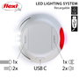 Luz de seguridad Flexi Gris