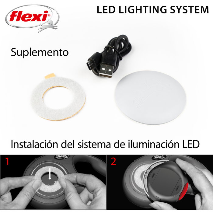 Luz de seguridad Flexi Gris