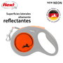 Flexi New Neon Naranja con Cinta de 5m Talla M
