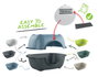 Rotho Mypet Bella Cat Toilet Azul Horizon
