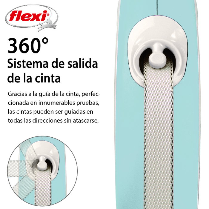 Flexi FLEXI COMFORT Cinta 5m Azul claro hasta 25 Kg Flexi FLEXI COMFORT Cinta 5m Azul claro hasta 25 Kg