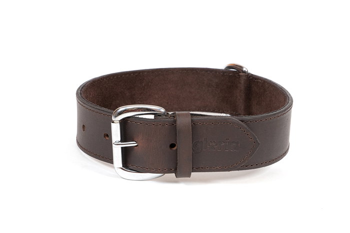 Gloria Collar Liso 80 X 4 cm Cuero para Perros Razas Grandes