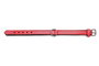 Gloria Collar Piel Acolchado Rojo 35 cm X 15 mm