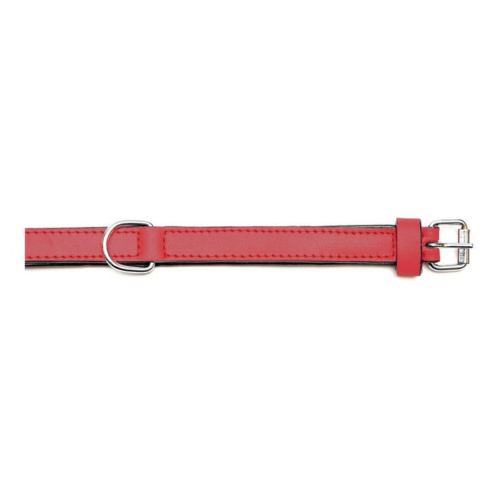 Gloria Collar de Piel Acolchado Rojo 35cm x 15mm Gloria Collar de Piel Acolchado Rojo 35cm x 15mm
