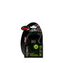 Flexi Black Design Correa Extensible de Cordón Rosa XS (hasta 8 kg)