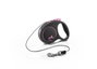 Flexi Black Design Rosa con Cordón 3m Talla XS hasta 8kg