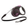 Flexi Black Design Rosa con Cordón 3m Talla XS hasta 8kg