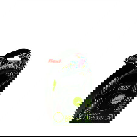 Flexi Black Design XS Correa para Perro Pequeño Cordón 3M Verde