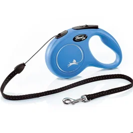 Flexi Classic Cordon Correa Extensible Azul 5m para hasta 12kg