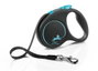 Flexi Black Design Azul con Cinta de 5m Talla S hasta 15kg