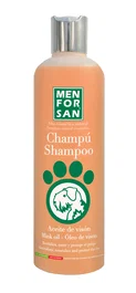 Menforsan Champú Aceite de Visón 300 ml - Nutre, Hidrata y Da Brillo para Perros
