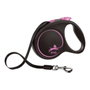 Flexi Black Design Correa Extensible de Cinta, 5m, Rosa, Talla S