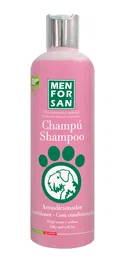 Menforsan Champú Acondicionador para Perros y Gatos con Crema Desenredante, 300 mL
