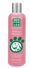 Menforsan Champú Acondicionador para Perros y Gatos con Crema Desenredante, 300 mL