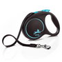 Flexi Black Design Correa Extensible con Cinta Azul, 5m, Talla M