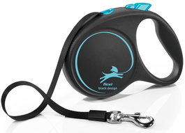 Flexi Black Design Azul con Cinta de 5m Talla L para hasta 50kg