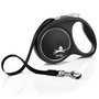 Flexi Black Design Correa de cinta de 5m Negro Talla L
