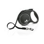 Flexi Black Design Correa de Cinta 5m Negro Talla L