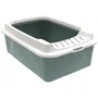 Rotho Mypet ROT7610859232847 Caja de Arena con Bordes Bonnie 57,2 x 39,3 x 20,9 cm Verde