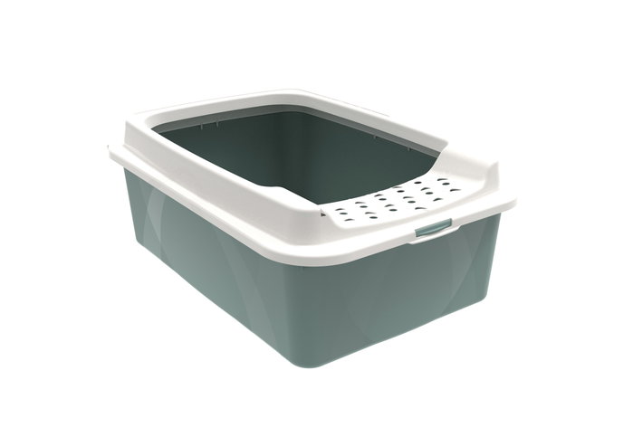 Rotho Mypet Bonnie Caja de arena con bordes - Verde Rotho Mypet Bonnie Caja de arena con bordes - Verde