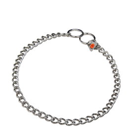 Collar Eslabon Retorcido 2,5 mm*65 cm Acero Inox. (Set de 10)