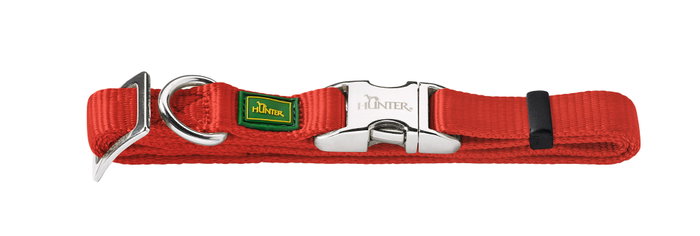 Hunter Collar Vario Basic Alu-Strong M Nylon Rojo para Perro Cuello 30-45 cm Hunter Collar Vario Basic Alu-Strong M Nylon Rojo para Perro Cuello 30-45 cm