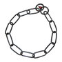 Hs Sprenger Collar de Eslabón Largo Negro 4 mm x 76 cm