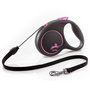 Flexi Black Design Rosa con Cordón 5m Talla M hasta 20kg
